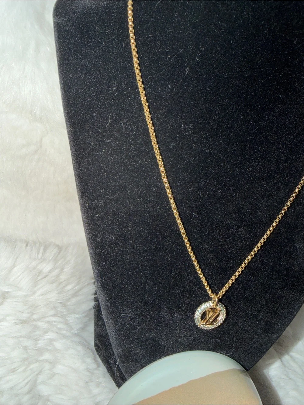 Louis Vuitton Gold Louise By Night Necklace